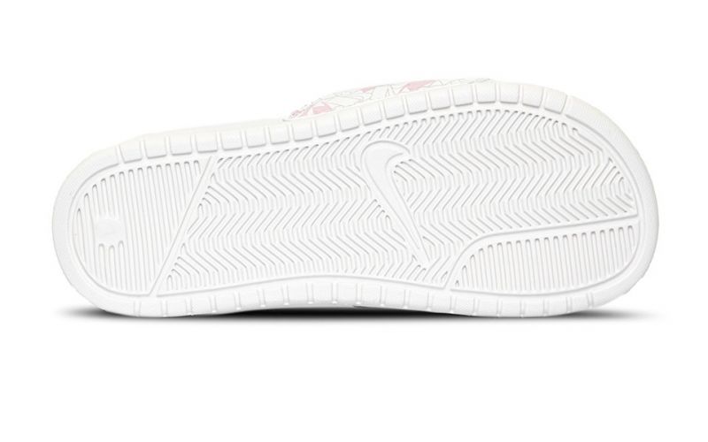 Nike Benassi Jd sandals white Woman - Textured insole