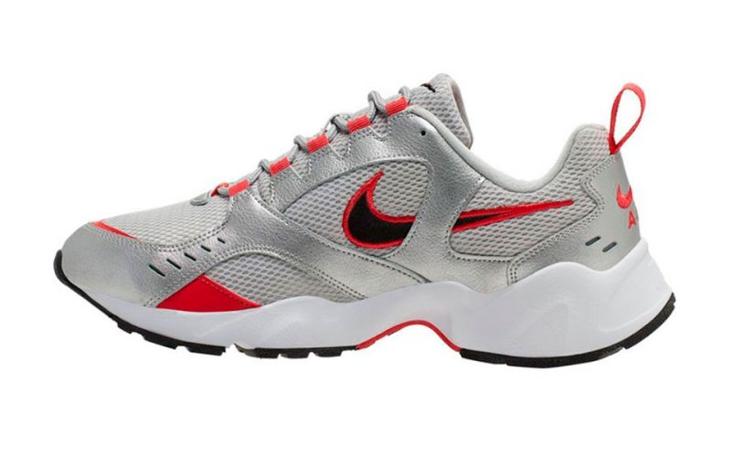Nike Air Heights Silver Red - Awesome 