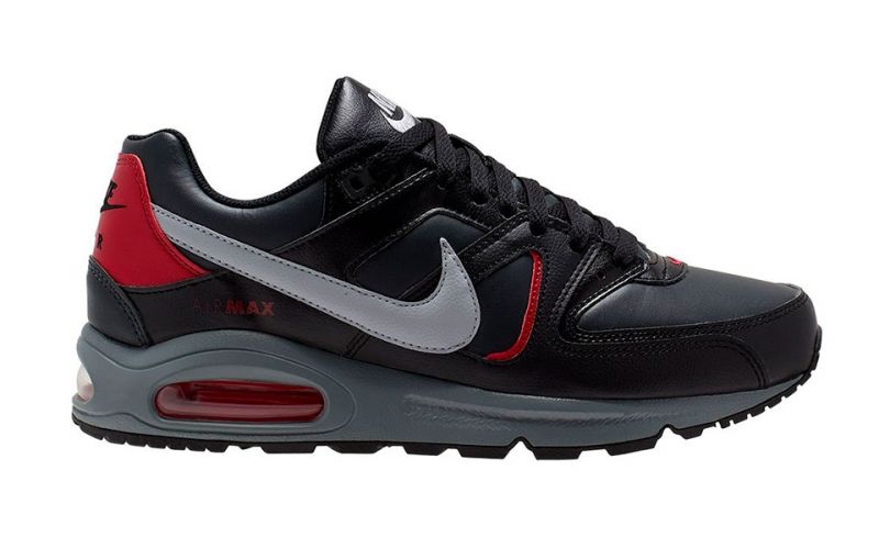 air max rojo con negro