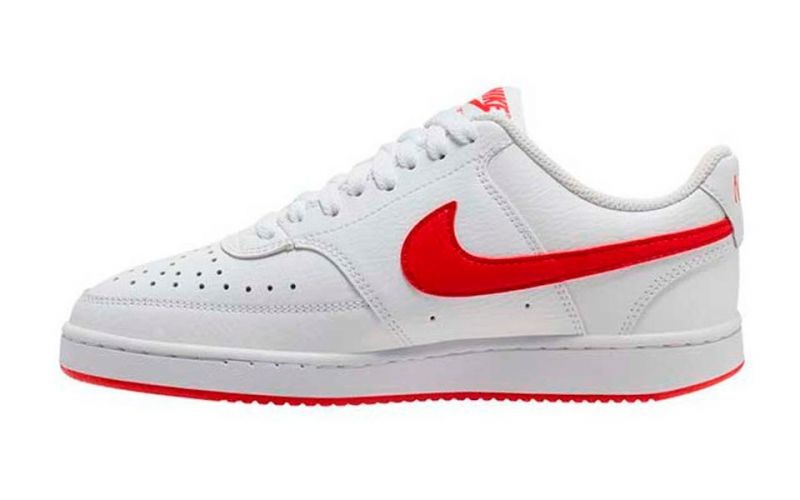 nike court vision low white red