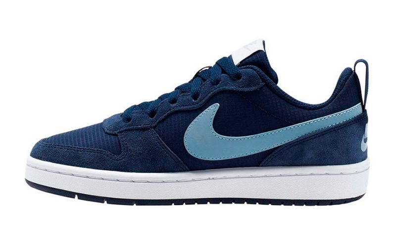 Nike Court Borough Low 2 Blue White Child Comfortable