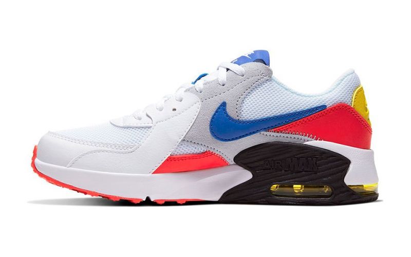 Nike Air Max Excee white red blue junior - Cushioned