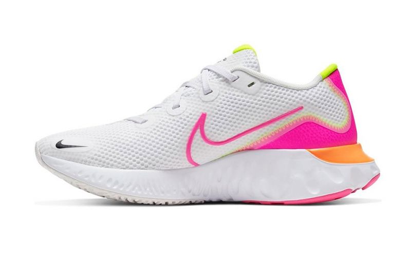 nike neon white shoes