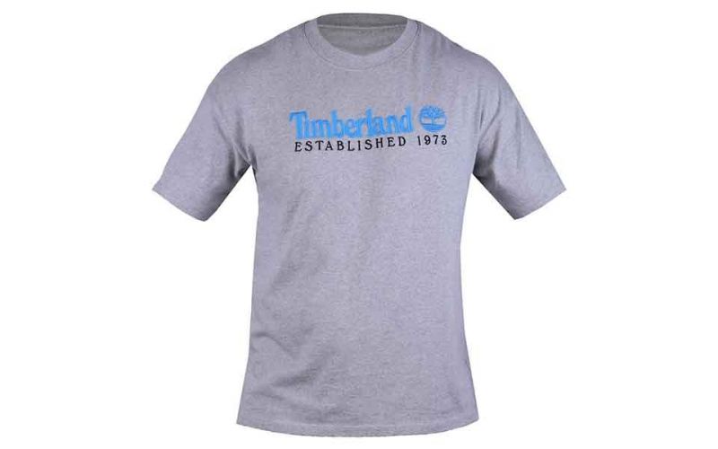 T-shirt Embroidery Gris