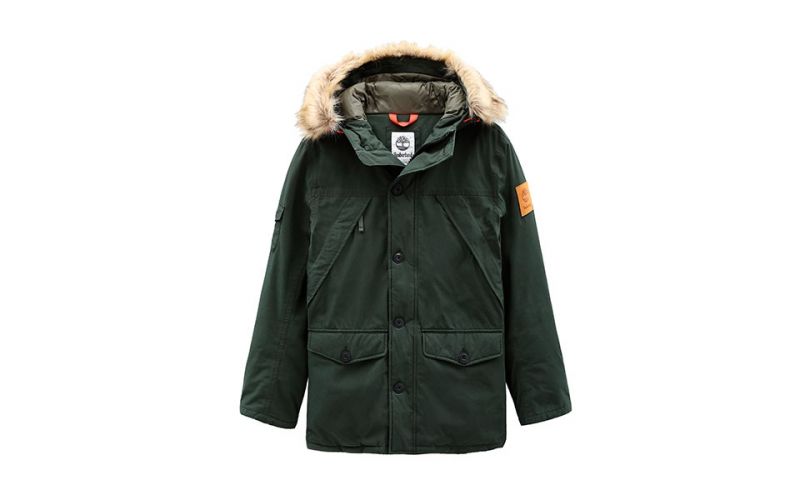 Chaqueta Parka Timberland Scar Ridge downfree verde - Máxima portección