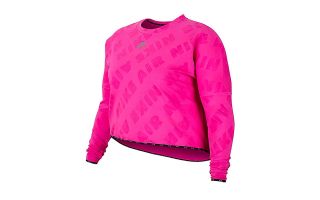 Nike AIR SWEAT CURVE SWEATSHIRT PINK WOMAN
