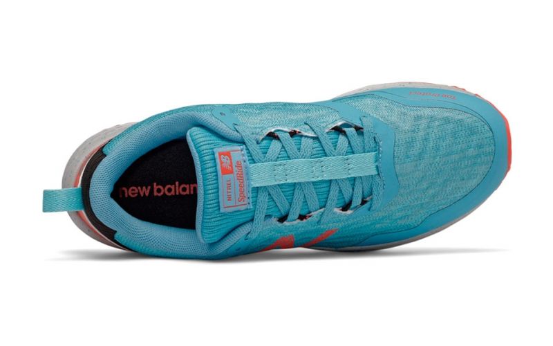 Cobertizo cruzar Demonio New Balance Nitrel v3 Azul Coral Mujer - Zapatillas de trail