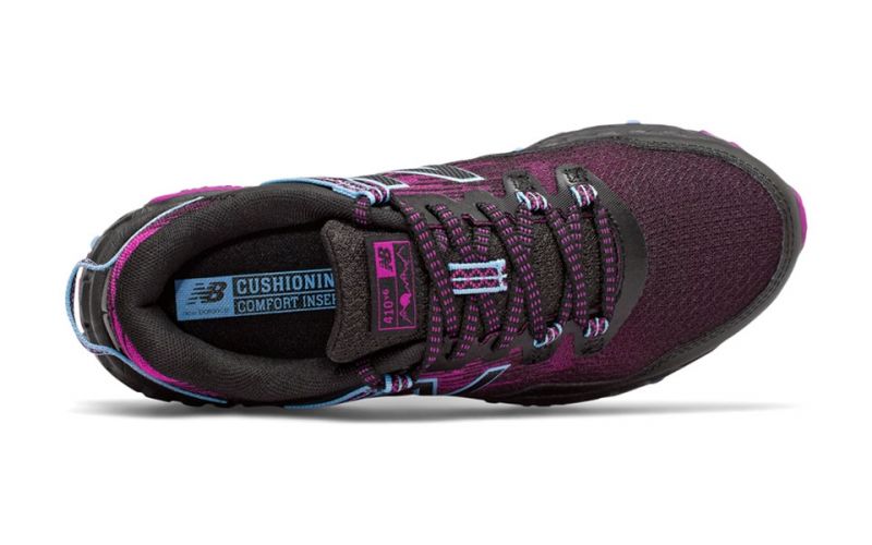 New Balance 410 V6 Black Purple Women Good traction