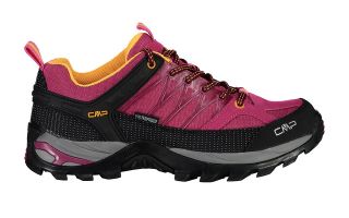 CMP RIGEL LOW WP MAGENTA NEGRO MUJER 3Q54456-06HE
