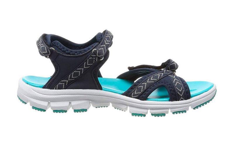 Sandales Almaak Noir Blanc Femme