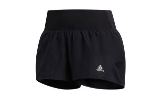 adidas PANTALON CORTO RUN IT 3 FRANJAS PB 3 INCHES NEGRO MUJER