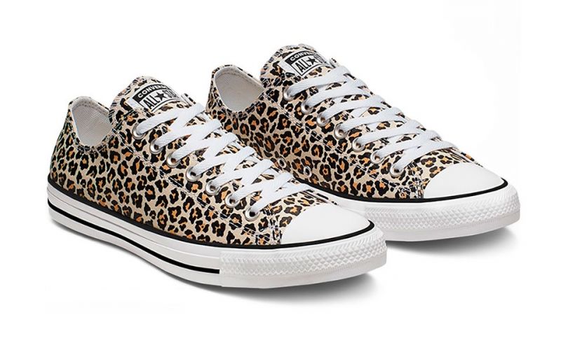 Taylor All Star Leopard Low Print Mujer Duraderas