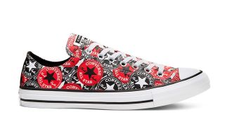 CONVERSE CTAS OX NEGRO ROJO 166986C