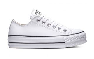 CONVERSE CHUCK TAYLOR ALL STAR LIFT CLEAN OX BLANCO MUJER 561680C