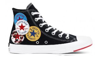 CONVERSE CHUCK TAYLOR ALL STAR LOGO PLAY HIGH TOP NOIR 166734C