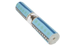 Softee TAPIS DE YOGA DESIGN RAYE BLEU