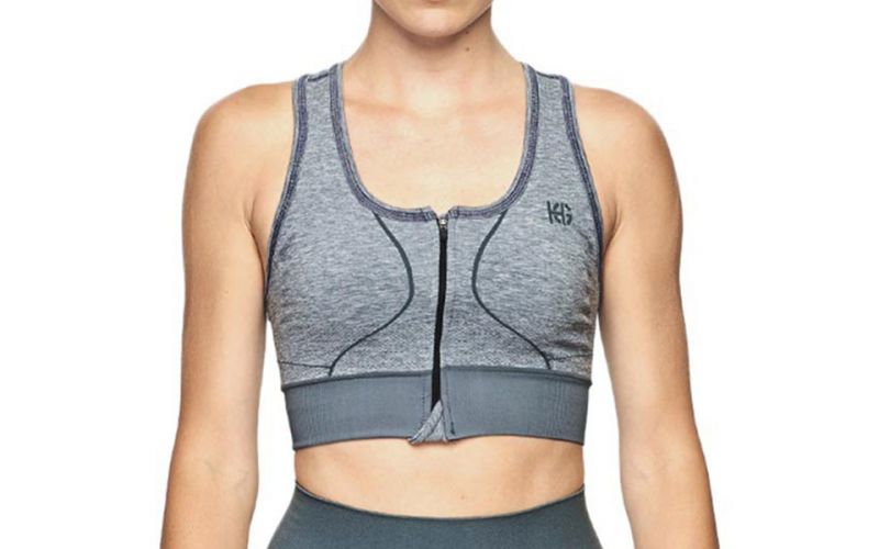 Soutien-gorge De Sport Flow Gris Femme