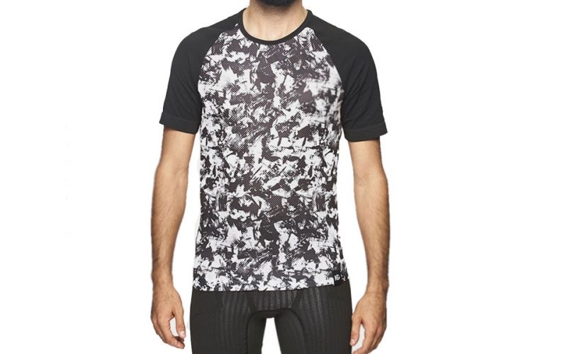 T-shirt Spike Blanc Noir