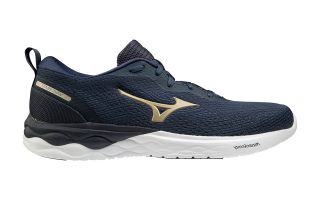 MIZUNO WAVE REVOLT NDIGO BEIGE J1GC2081 47