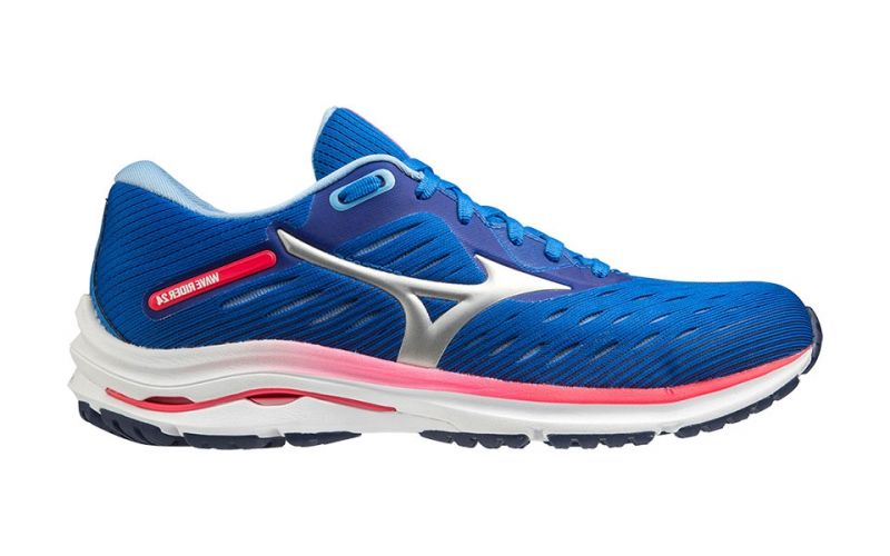 Mizuno Wave Rider 24 Azul Rosa Mujer J1gd2003 20