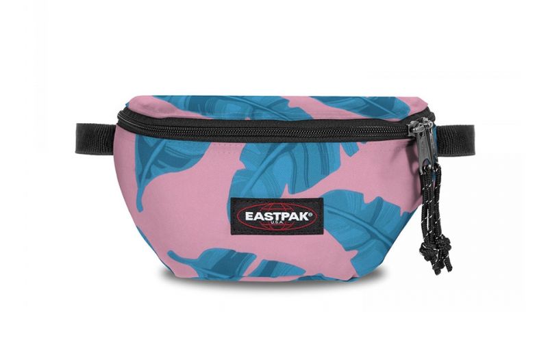 Rinonera Springer Brize Hojas Rosa Mujer