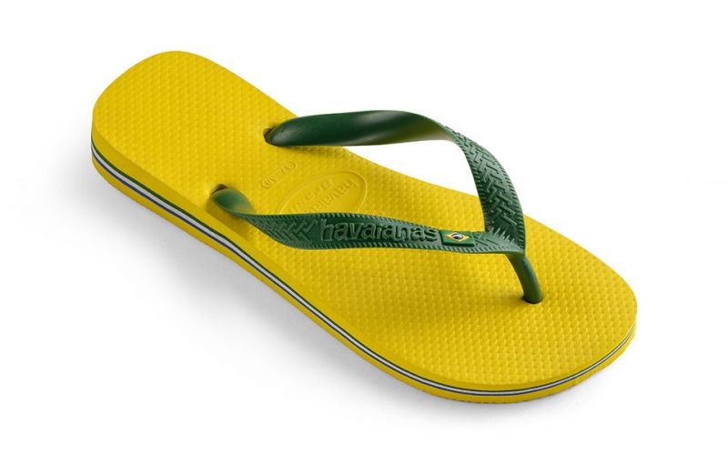 Yellow havaianas hotsell