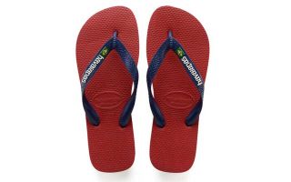 Havaianas BRAZILIAN FLIP-FLOPS LOGO RED UNISEX