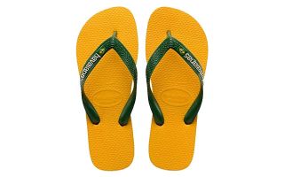 Havaianas TONGS BRASIL LOGO JAUNE UNISEX