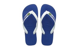 Havaianas TONGS BRASIL LOGO BLEU MARINE UNISEX