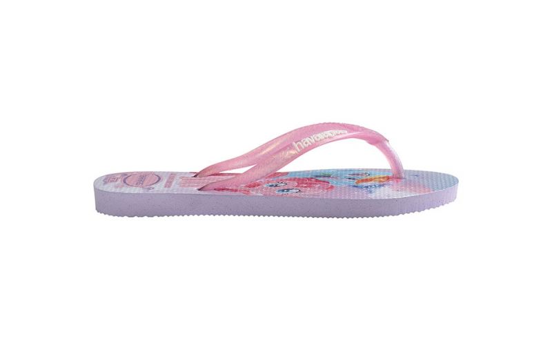 Havaianas Slim little poly lila niña Diseño llamativo