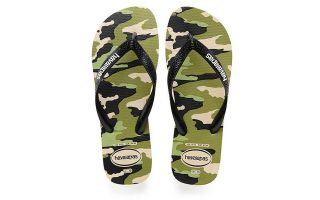 HAVAIANAS CHANCLAS TOP CAMU BEIGE NEGRO
