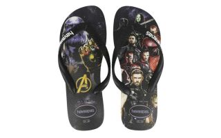 Havaianas BLACK MARVEL TOP FLIP-FLOPS