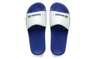 Havaianas CIABATTE SLIDE BRASIL MARINO BIANCO