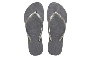 Havaianas SLIM FLATFORM GREY WOMAN FLIP-FLOPS