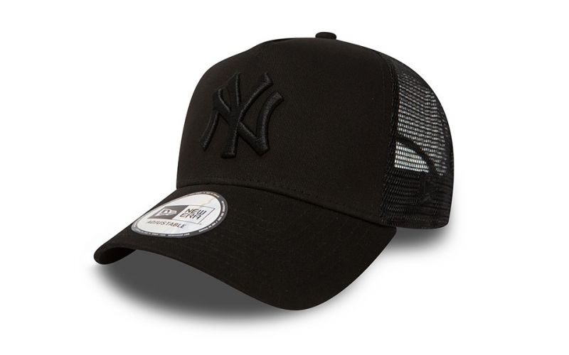 Gorra Ny Yankees Clean Trucker Negro