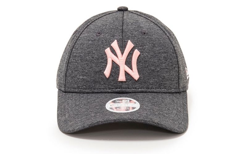 Gorra New Era NY Yankees Essential gris rosa mujer - Ajuste cómodo