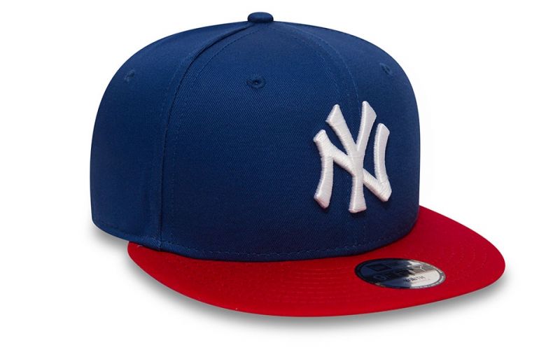 Cappellino New Era NY Yankees Cotton Block 9Fifty royal rosso bambino ...