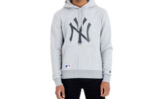 New Era SUDADERA NEW YORK YANKEES MLB GRIS NEGRO