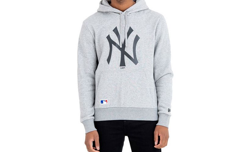 Sweatshirt New Era New york yankees Mlb grey black Comfortable and light