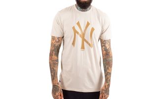 New Era T SHIRT NEW YORK YANKEES LEAGUE COLOR PACK BEIGE