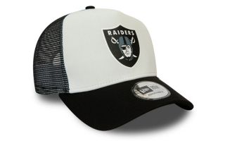 New Era GORRA LAS VEGAS RAIDERS TEAM COLOUR BLOCK 9FORTY AF TRUCKER BLANCO NEGRO