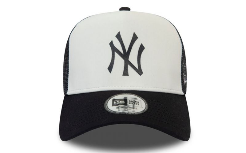 Gorra New Era Ny Yankees Team Color Block 9forty Af Trucker Blanco Negro