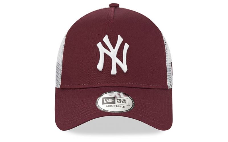 Gorra New York Yankees League Essential Granate Blanco