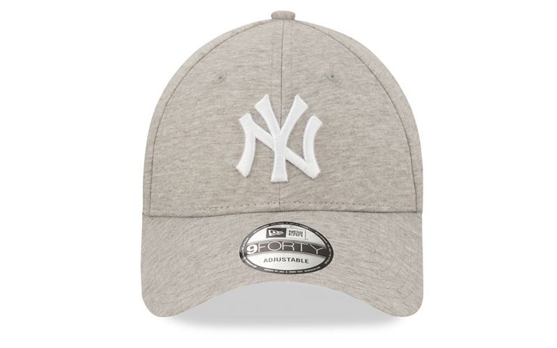 Gorra New York Yankees Jersey Essential 9forty Gris Claro