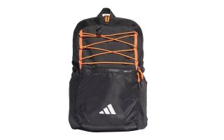 adidas MOCHILA PARKHOOD AEROREADY NEGRO NARANJA