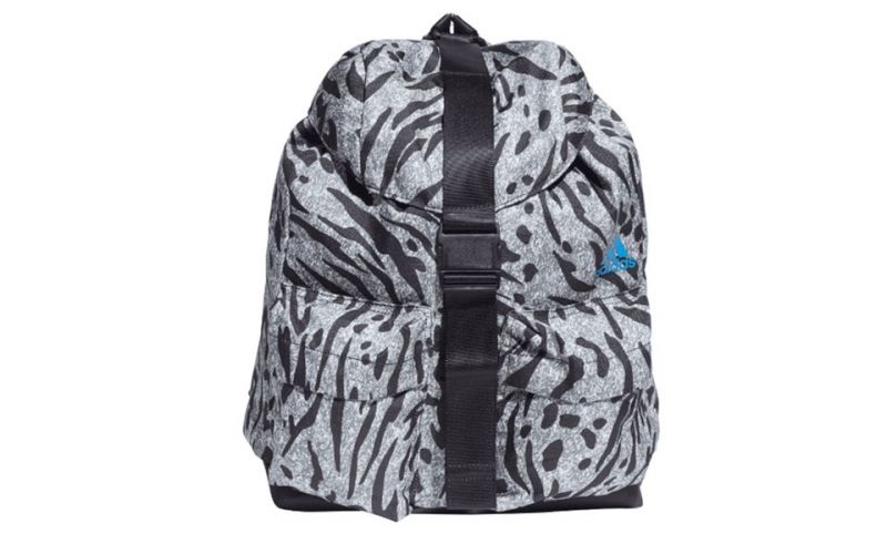 Mochila Id Gris Negro Mujer