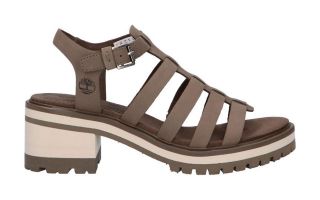 Timberland SANDALES VIOLET MARSH FISH BEIGE FEMME