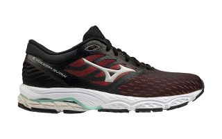 MIZUNO WAVE PRODIGY NEGRO ROJO MUJER J1GD2010 38