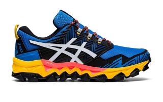ASICS GEL-FUJITRABUCO 8 AZUL BLANCO 1011A668.402