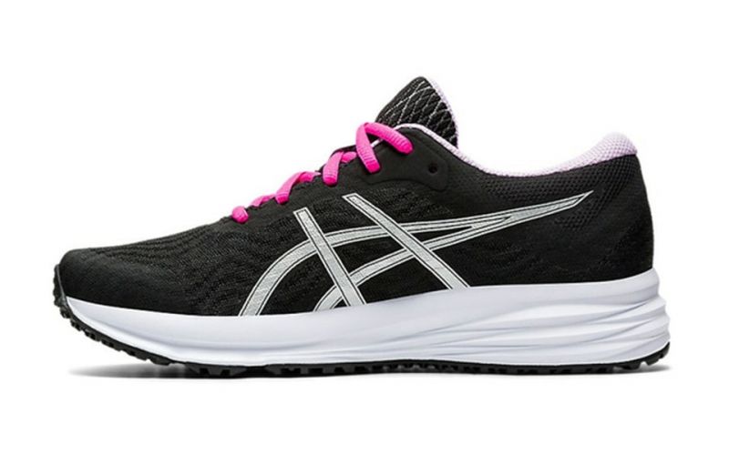 Asics patriot 12 black silver for women 